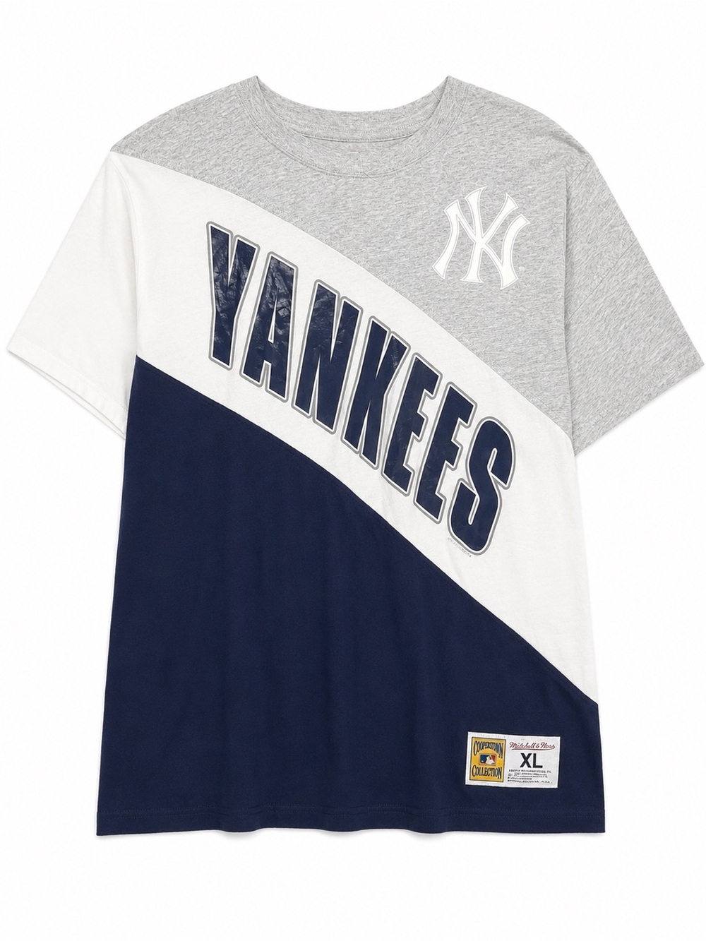 Mitchell & Ness NY Yankees Cooperstown Colorblock Graphic Tee XL MLB